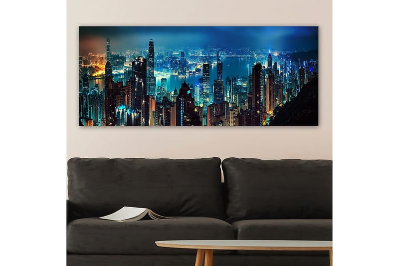 Canvastavla YTY Buildings & Cityscapes Flerfärgad - 120x50 cm - Inredning - Tavlor & konst - Canvastavlor
