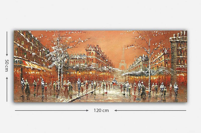 Canvastavla YTY Buildings & Cityscapes Flerfärgad - 120x50 cm - Inredning - Tavlor & konst - Canvastavlor