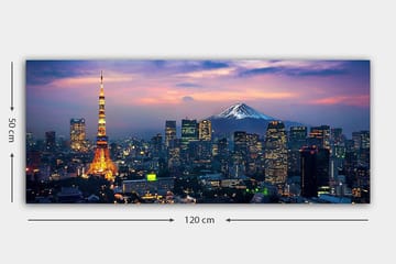 Canvastavla YTY Buildings & Cityscapes Flerfärgad - 120x50 cm - Inredning - Tavlor & konst - Canvastavlor