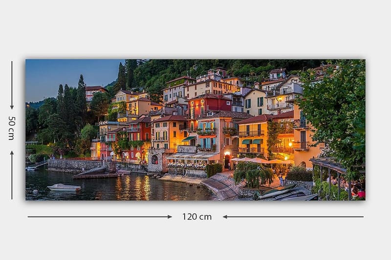 Canvastavla YTY Buildings & Cityscapes Flerfärgad - 120x50 cm - Inredning - Tavlor & konst - Canvastavlor