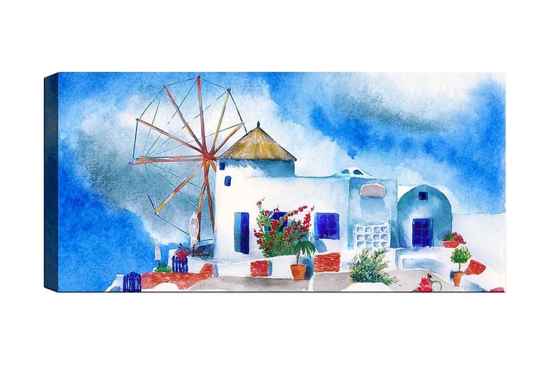 Canvastavla YTY Buildings & Cityscapes Flerfärgad, 120x50 cm