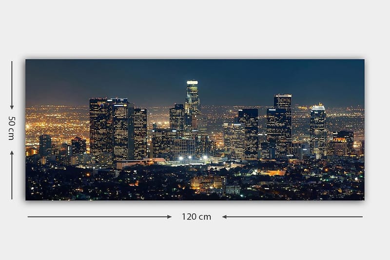 Canvastavla YTY Buildings & Cityscapes Flerfärgad - 120x50 cm - Inredning - Tavlor & konst - Canvastavlor
