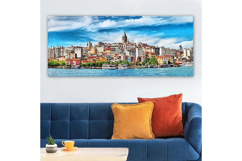 Canvastavla YTY Buildings & Cityscapes Flerfärgad - 120x50 cm - Inredning - Tavlor & konst - Canvastavlor