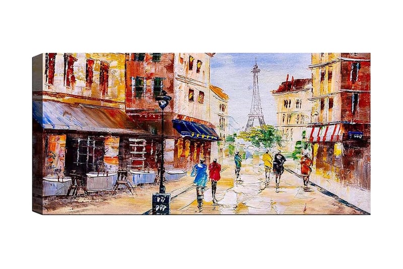 Canvastavla YTY Buildings & Cityscapes Flerfärgad, 120x50 cm