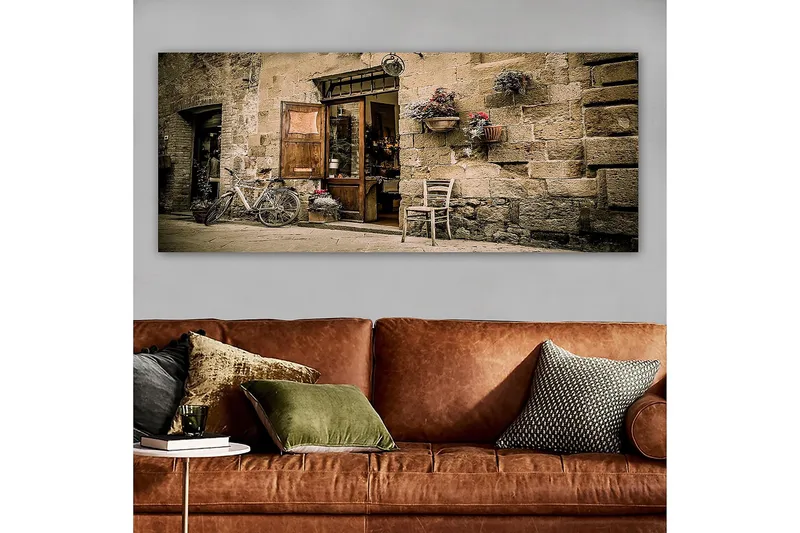 Canvastavla YTY Buildings & Cityscapes Flerfärgad - 120x50 cm - Inredning - Tavlor & konst - Canvastavlor