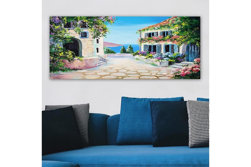 Canvastavla YTY Buildings & Cityscapes Flerfärgad - 120x50 cm - Inredning - Tavlor & konst - Canvastavlor