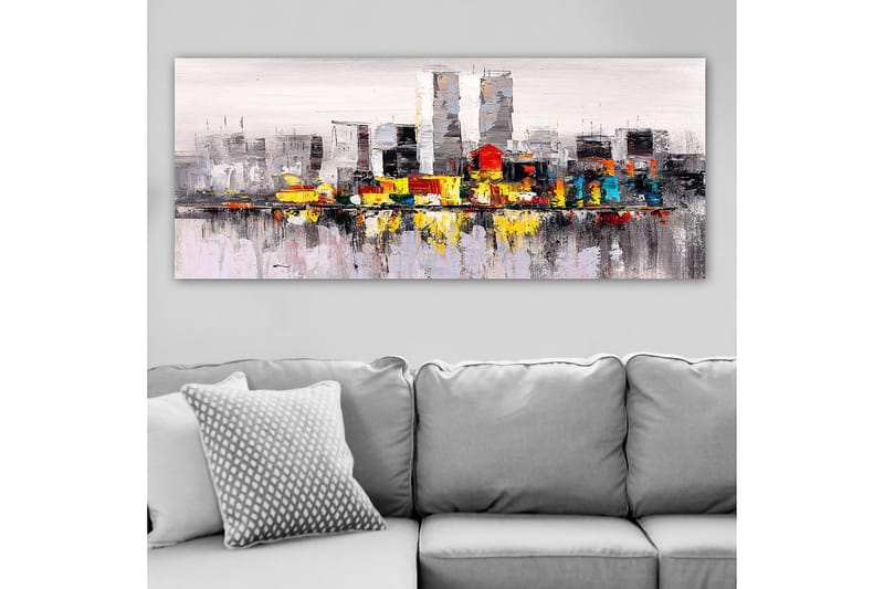 Canvastavla YTY Buildings & Cityscapes Flerfärgad - 120x50 cm - Inredning - Tavlor & konst - Canvastavlor