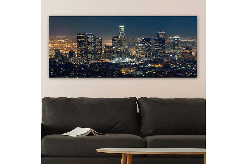 Canvastavla YTY Buildings & Cityscapes Flerfärgad - 120x50 cm - Inredning - Tavlor & konst - Canvastavlor