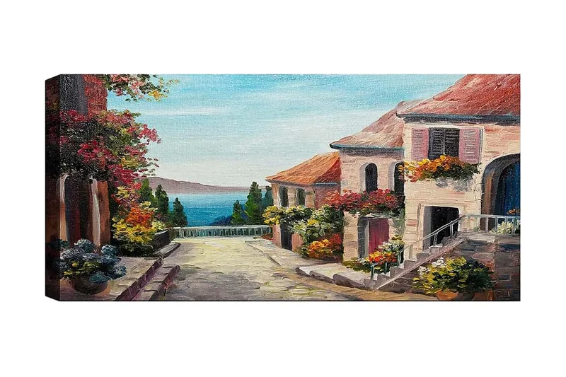 Canvastavla YTY Buildings & Cityscapes Flerfärgad, 120x50 cm