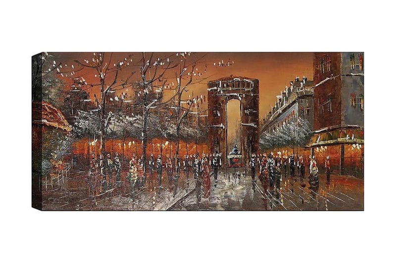 Canvastavla YTY Cities & Countries Flerfärgad - 120x50 cm - Inredning - Tavlor & konst - Canvastavlor