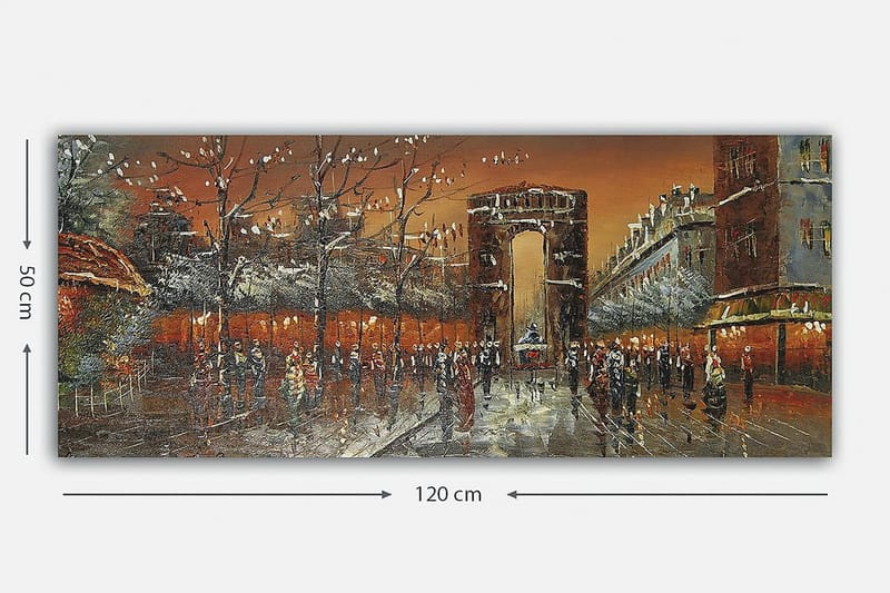 Canvastavla YTY Cities & Countries Flerfärgad - 120x50 cm - Inredning - Tavlor & konst - Canvastavlor