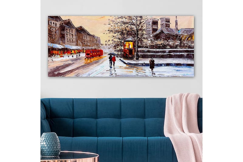 Canvastavla YTY Cities & Countries Flerfärgad - 120x50 cm - Inredning - Tavlor & konst - Canvastavlor