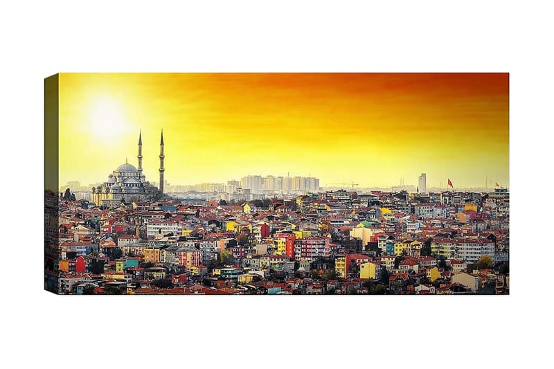 Canvastavla YTY Cities & Countries Flerfärgad - 120x50 cm - Inredning - Tavlor & konst - Canvastavlor