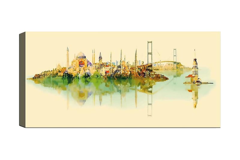 Canvastavla YTY Cities & Countries Flerfärgad - 120x50 cm - Inredning - Tavlor & konst - Canvastavlor