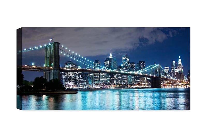 Canvastavla YTY Cities & Countries Flerfärgad - 120x50 cm - Inredning - Tavlor & konst - Canvastavlor