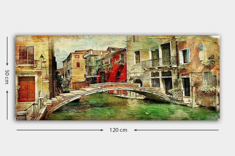 Canvastavla YTY Cities & Countries Flerfärgad - 120x50 cm - Inredning - Tavlor & konst - Canvastavlor