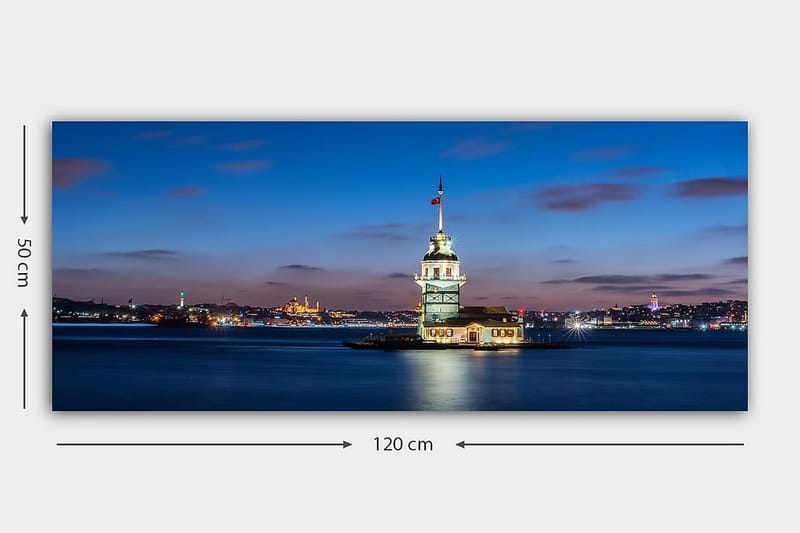 Canvastavla YTY Cities & Countries Flerfärgad - 120x50 cm - Inredning - Tavlor & konst - Canvastavlor