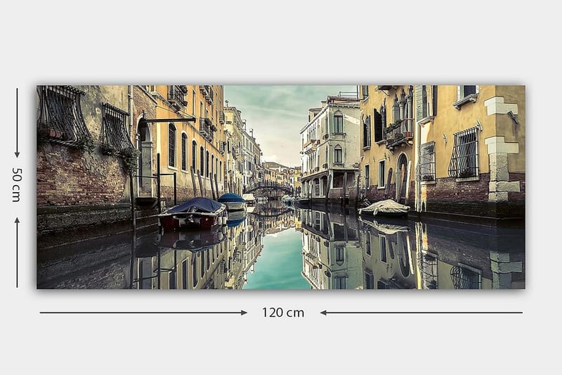 Canvastavla YTY Cities & Countries Flerfärgad - 120x50 cm - Inredning - Tavlor & konst - Canvastavlor