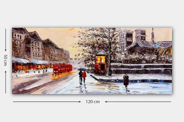 Canvastavla YTY Cities & Countries Flerfärgad - 120x50 cm - Inredning - Tavlor & konst - Canvastavlor