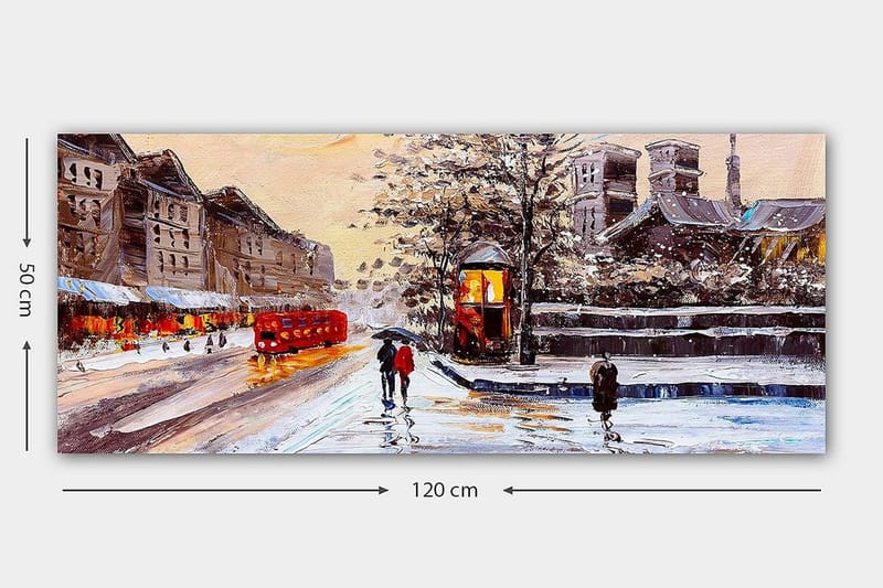 Canvastavla YTY Cities & Countries Flerfärgad - 120x50 cm - Inredning - Tavlor & konst - Canvastavlor