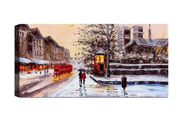 Canvastavla YTY Cities & Countries Flerfärgad - 120x50 cm - Inredning - Tavlor & konst - Canvastavlor