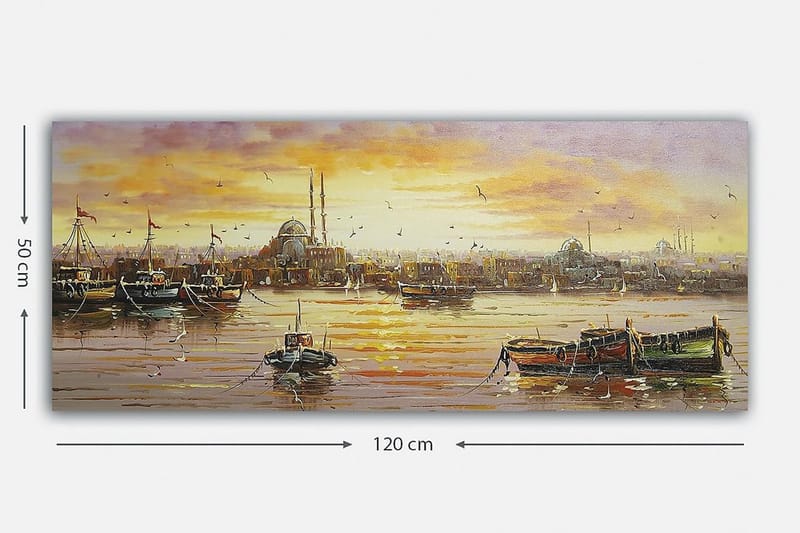 Canvastavla YTY Cities & Countries Flerfärgad - 120x50 cm - Inredning - Tavlor & konst - Canvastavlor
