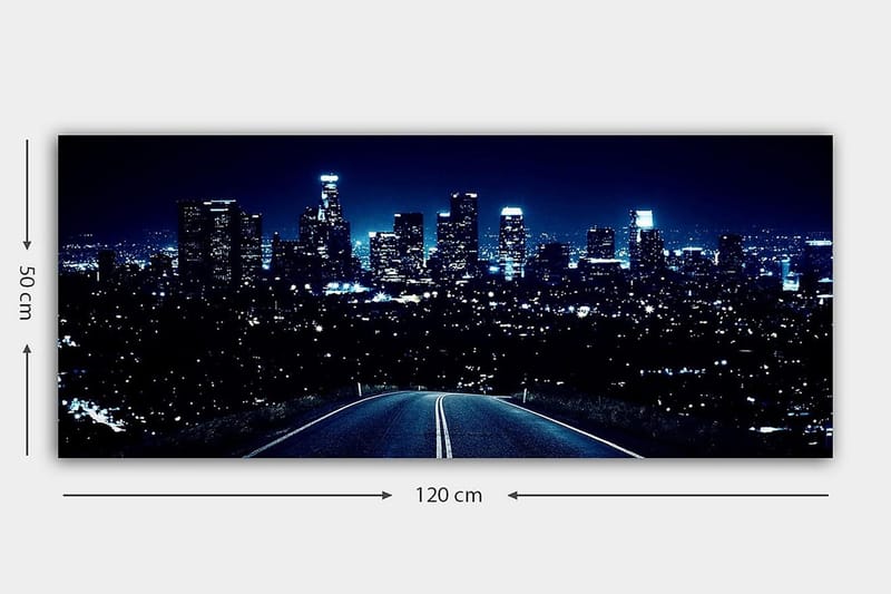 Canvastavla YTY Cities & Countries Flerfärgad - 120x50 cm - Inredning - Tavlor & konst - Canvastavlor