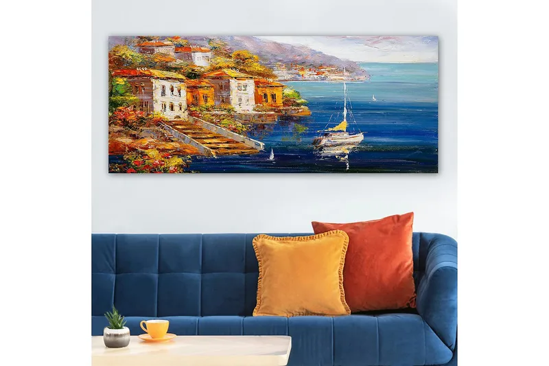 Canvastavla YTY Cities & Countries Flerfärgad - 120x50 cm - Inredning - Tavlor & konst - Canvastavlor