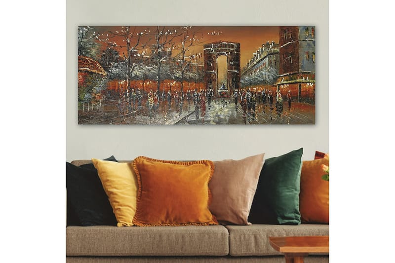 Canvastavla YTY Cities & Countries Flerfärgad - 120x50 cm - Inredning - Tavlor & konst - Canvastavlor