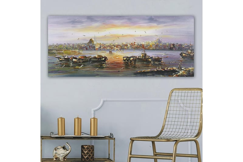 Canvastavla YTY Cities & Countries Flerfärgad - 120x50 cm - Inredning - Tavlor & konst - Canvastavlor