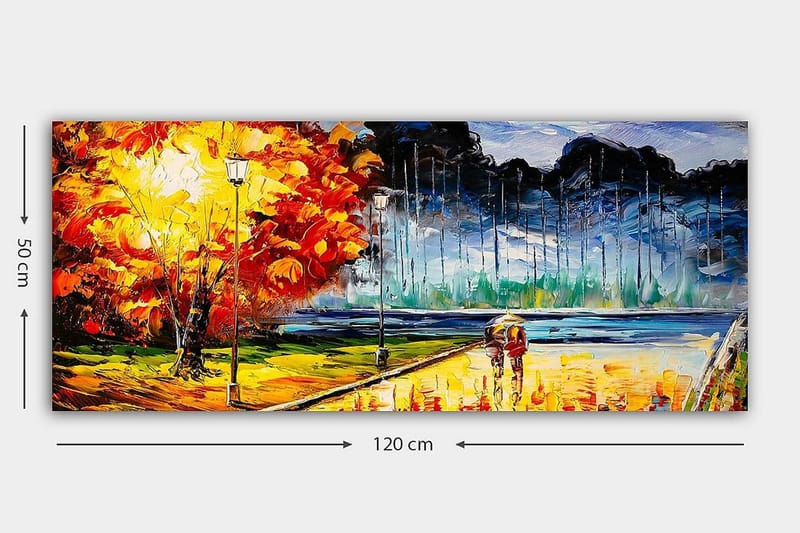 Canvastavla YTY Cities & Countries Flerfärgad - 120x50 cm - Inredning - Tavlor & konst - Canvastavlor