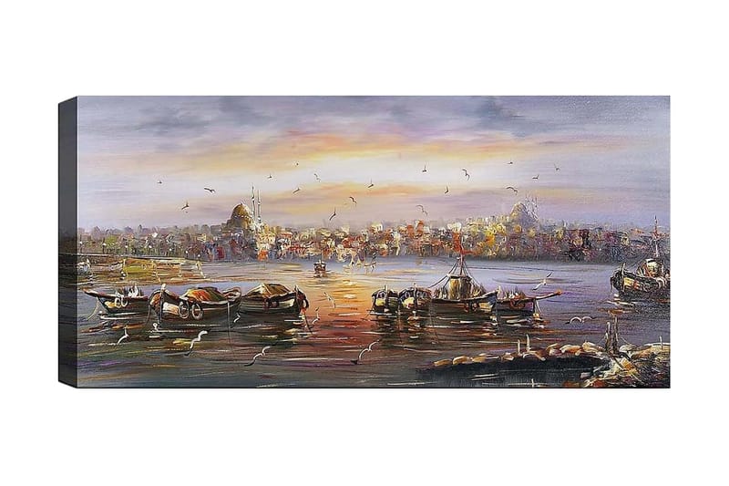 Canvastavla YTY Cities & Countries Flerfärgad, 120x50 cm