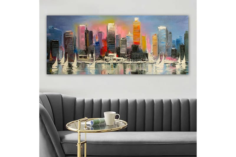 Canvastavla YTY Cities & Countries Flerfärgad - 120x50 cm - Inredning - Tavlor & konst - Canvastavlor