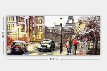 Canvastavla YTY Cities & Countries Flerfärgad - 120x50 cm - Inredning - Tavlor & konst - Canvastavlor