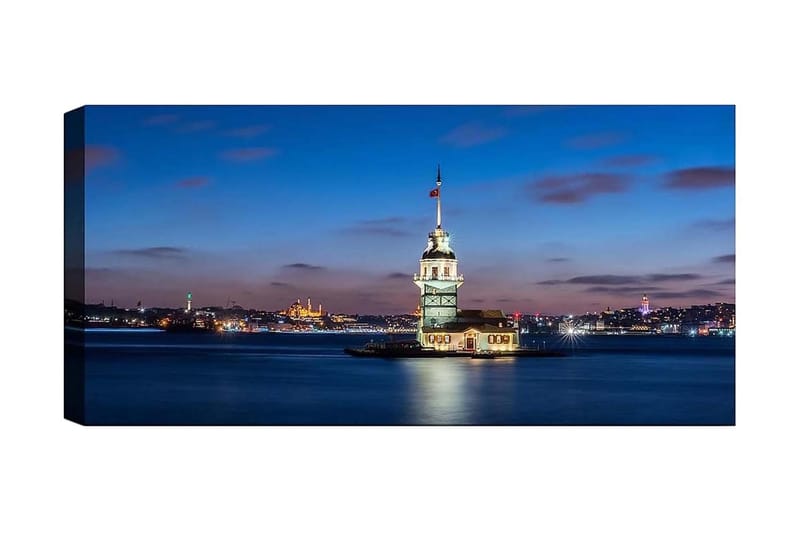 Canvastavla YTY Cities & Countries Flerfärgad, 120x50 cm