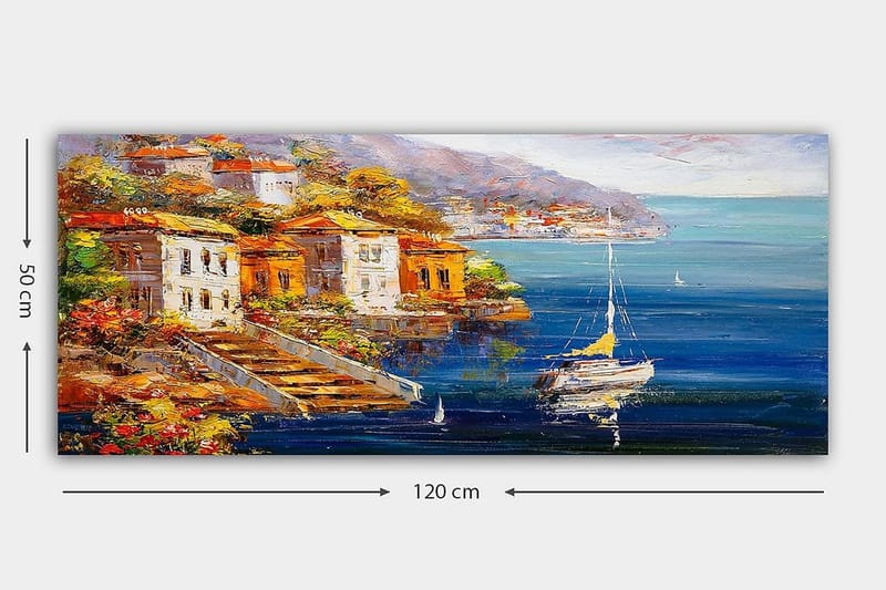 Canvastavla YTY Cities & Countries Flerfärgad - 120x50 cm - Inredning - Tavlor & konst - Canvastavlor