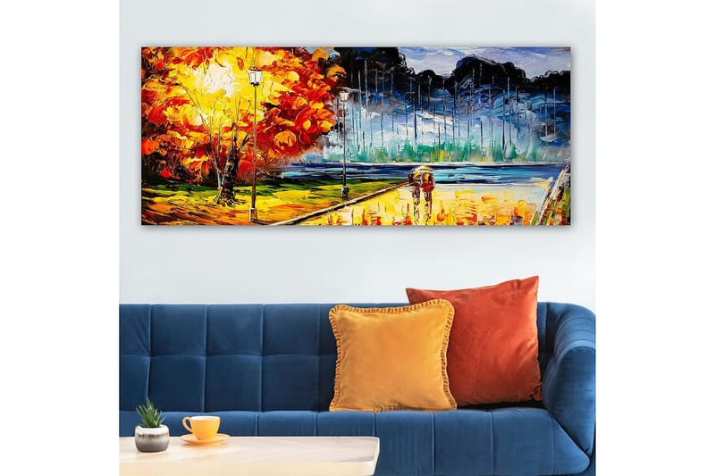 Canvastavla YTY Cities & Countries Flerfärgad - 120x50 cm - Inredning - Tavlor & konst - Canvastavlor