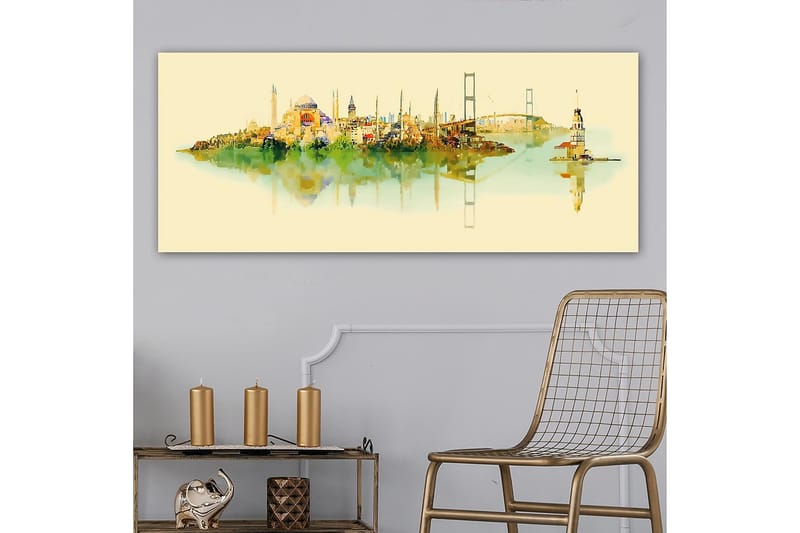 Canvastavla YTY Cities & Countries Flerfärgad - 120x50 cm - Inredning - Tavlor & konst - Canvastavlor