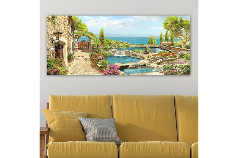 Canvastavla YTY Cities & Countries Flerfärgad - 120x50 cm - Inredning - Tavlor & konst - Canvastavlor