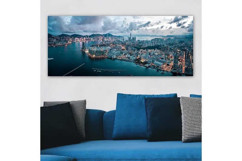 Canvastavla YTY Cities & Countries Flerfärgad - 120x50 cm - Inredning - Tavlor & konst - Canvastavlor