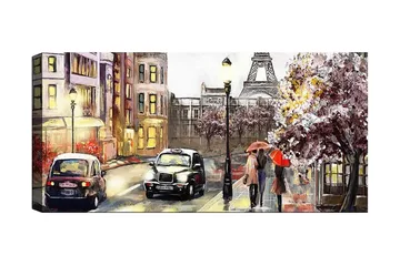 Canvastavla YTY Cities & Countries Flerfärgad - 120x50 cm - Inredning - Tavlor & konst - Canvastavlor