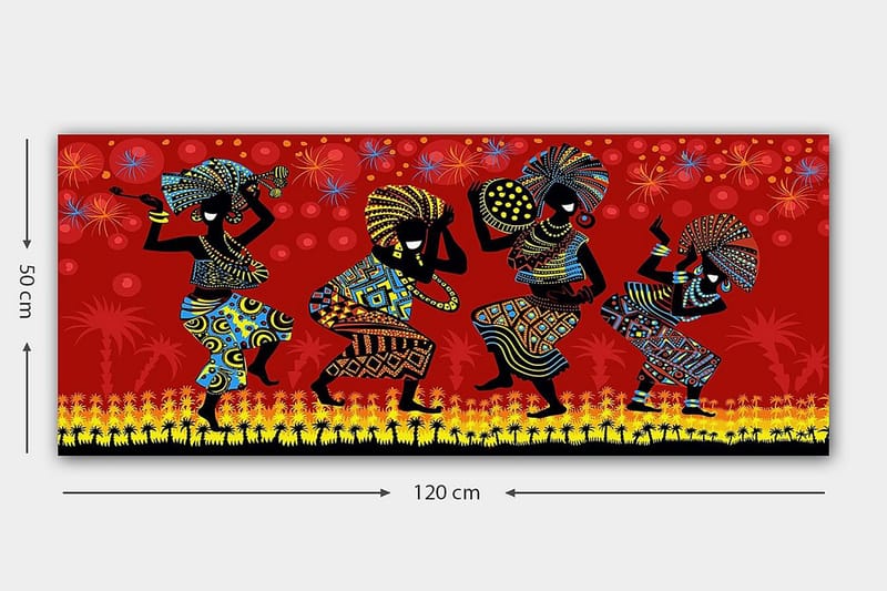 Canvastavla YTY Culture Flerfärgad - 120x50 cm - Inredning - Tavlor & konst - Canvastavlor