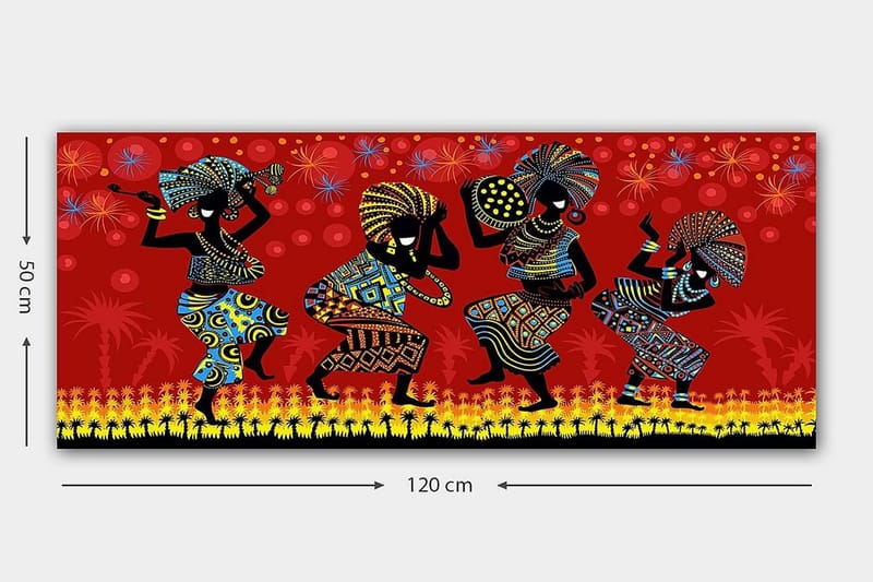 Canvastavla YTY Culture Flerfärgad - 120x50 cm - Inredning - Tavlor & konst - Canvastavlor