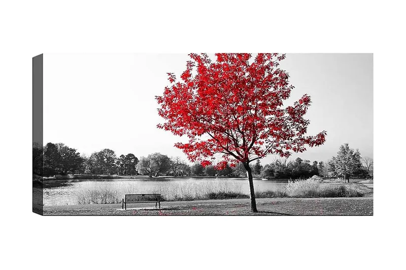 Canvastavla YTY Floral & Botanical Flerfärgad, 120x50 cm