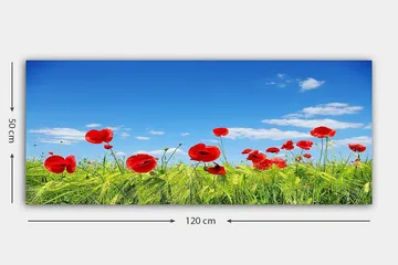 Canvastavla YTY Floral & Botanical Flerfärgad - 120x50 cm - Inredning - Tavlor & konst - Canvastavlor