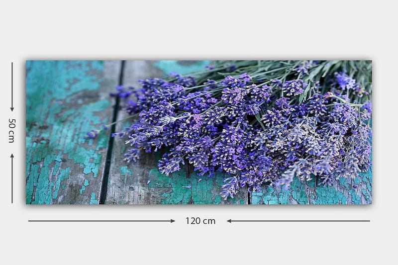 Canvastavla YTY Floral & Botanical Flerfärgad - 120x50 cm - Inredning - Tavlor & konst - Canvastavlor