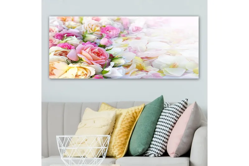 Canvastavla YTY Floral & Botanical Flerfärgad - 120x50 cm - Inredning - Tavlor & konst - Canvastavlor