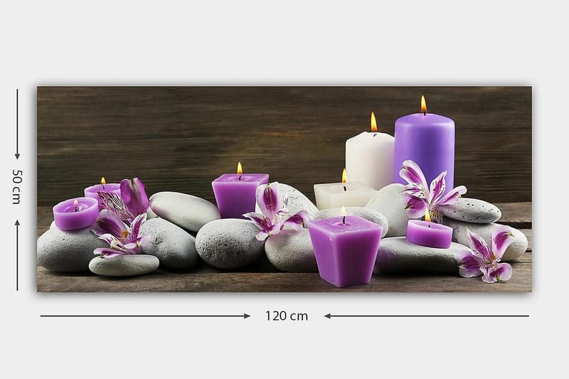 Canvastavla YTY Floral & Botanical Flerfärgad - 120x50 cm - Inredning - Tavlor & konst - Canvastavlor