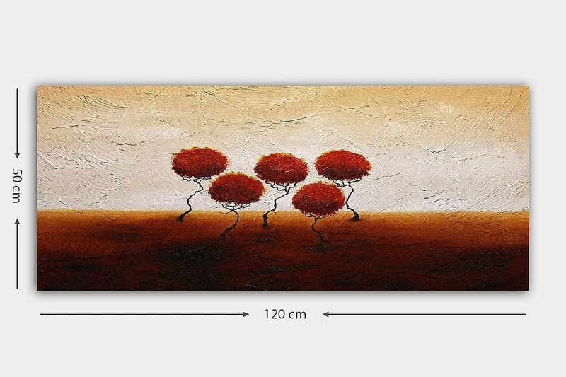 Canvastavla YTY Floral & Botanical Flerfärgad - 120x50 cm - Inredning - Tavlor & konst - Canvastavlor