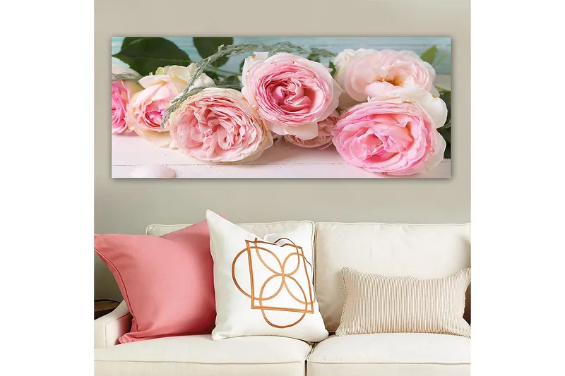 Canvastavla YTY Floral & Botanical Flerfärgad - 120x50 cm - Inredning - Tavlor & konst - Canvastavlor